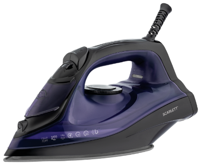 Изображение Утюг Scarlett SC-SI30K57 (2400 Вт/черный, фиолетовый)