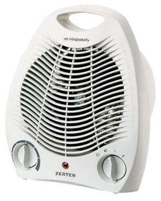 Изображение Тепловентилятор Zerten ZTV-20 (2000 Вт электрическая спираль)