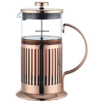 Изображение Френч-пресс BACKMAN BM-0504, 1000 мл,бронзовый