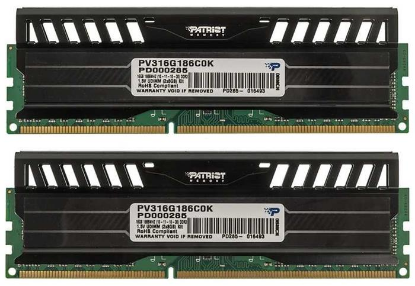 Изображение Оперативная память 2х8 GB DDR3 Patriot Viper 3 PV316G186C0K (14900 МБ/с, 1866 МГц, CL10)