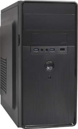 Изображение Корпус ExeGate BA-309U2-AA450 (micro-ATX, черный, 450 Вт)/(EX286440RUS)