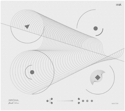 Изображение Варочная панель Krona MERIDIANA 60 WH (белый)