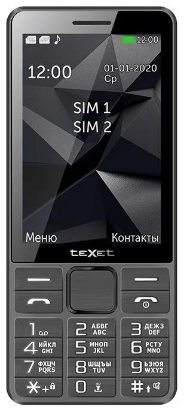 Изображение Мобильный телефон teXet TM-D324,серый