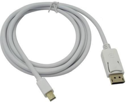 Изображение Кабель ExeGate EX-CC-mDPM-DPM-1.8 mini DisplayPort-DisplayPort (белый) (1,8 м)