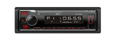 Изображение Автомагнитола ACV AVS-920BR, (4x50 Вт, монохромный дисплей, черный, красный)