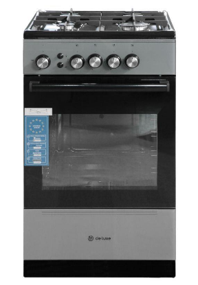 Изображение Плита De luxe 506040.24Г ЧР-002,серый