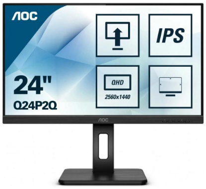 Изображение Монитор AOC Q24P2Q (23,8 "/2560x1440/TFT IPS)