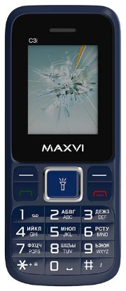 Изображение Мобильный телефон MAXVI C3I,маренго