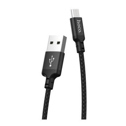 Изображение Кабель соединительный Hoco HC-62844 X14 USB 2.0 A Micro USB 2.0 B черный 1 м