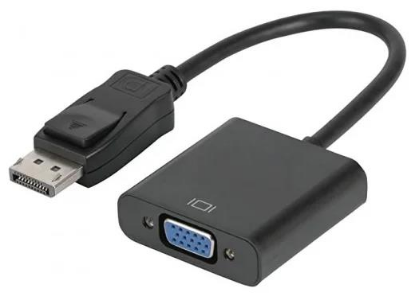 Изображение Переходник KS-is KS-454 DisplayPort-VGA (черный) (0,2 м)