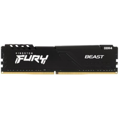 Изображение Оперативная память 16 GB DDR4 Kingston FURY Beast Black KF426C16BB/16 (21300 МБ/с, 2666 МГц, CL16)