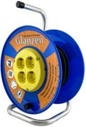 Изображение Сетевой фильтр GLANZEN EB-40-018 40 м, черный