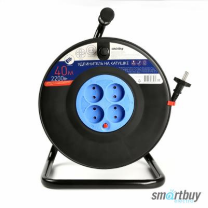 Изображение Сетевой фильтр SmartBuy SBE-10-4-40-N 40 м, черный