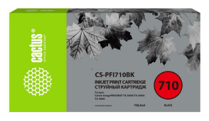 Изображение Картридж Cactus CS-PFI710BK