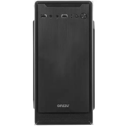 Изображение Корпус Ginzzu B180 (mATX, Mini-ITX, черный, 400 Вт)/()