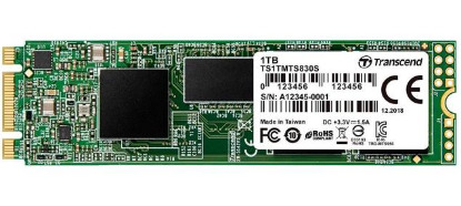 Изображение SSD диск Transcend MTS830S 1000 Гб 2280 (TS1TMTS830S)