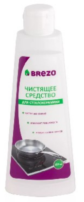 Изображение BREZO 97038 Чистящее средство для стеклокерамических плит 250 мл.