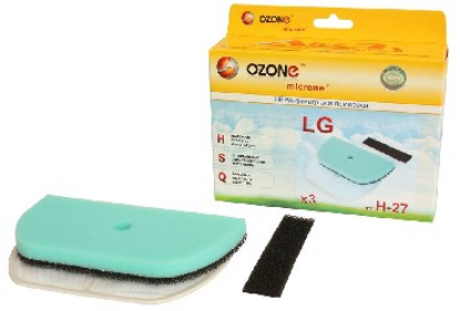 Изображение OZONE microne H-27 наб. микрофильтров для пылесоса LG