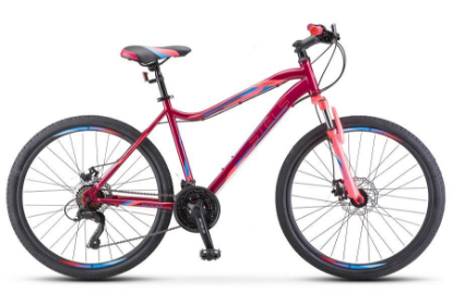 Изображение Велосипед Stels Miss 5000 MD 26 V020 (розовый, вишневый/26 "/18.0 ")-2021 года LU096322*LU089358
