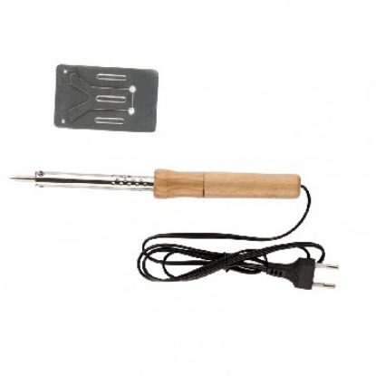 Изображение SPARTA Паяльник с ручкой из дерева, 60 Вт, 220 В 913103