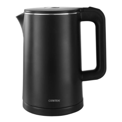 Изображение Электрический чайник CENTEK CT-0009 (2000 Вт/1,7 л /пластик, нержавеющая сталь/черный)