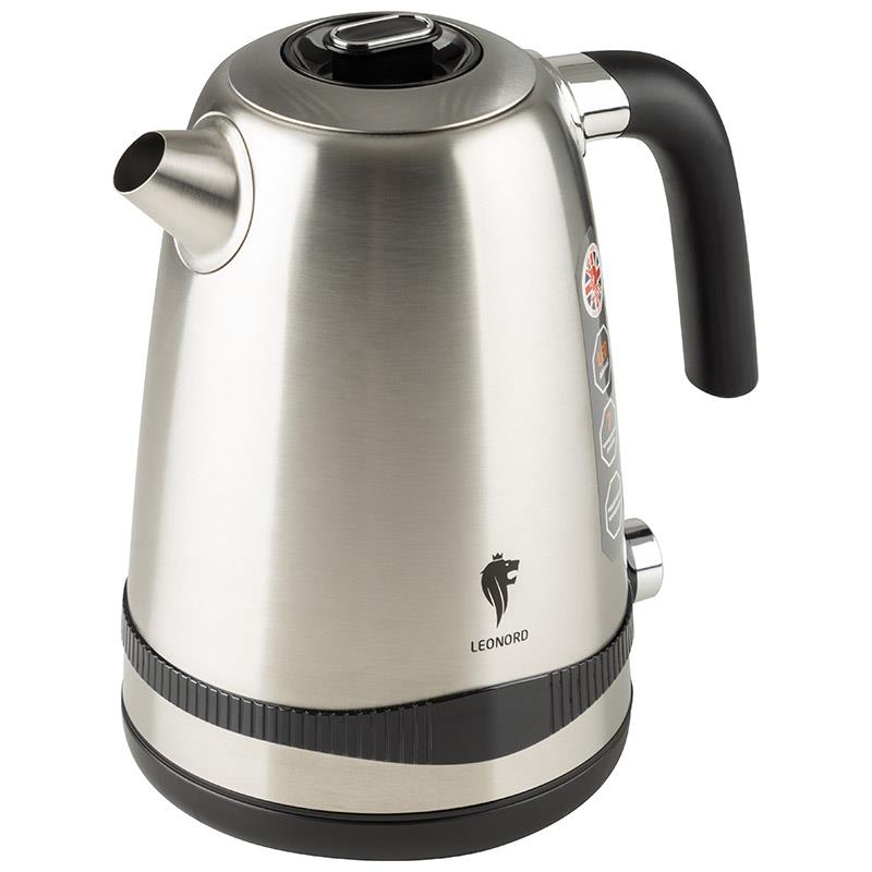 Изображение Электрический чайник Leonord LE-1501 (2200 Вт/1,7 л /нержавеющая сталь/сталь)