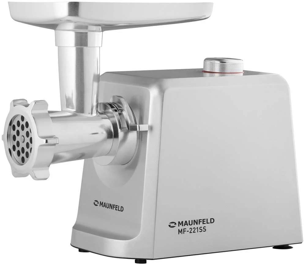 Изображение Мясорубка MAUNFELD MF-221SS (1800 Вт /2 кг/мин/серебристый)