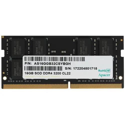 Изображение Оперативная память 16 GB DDR4 Apacer ES.16G21.GSH (25600 МБ/с, 3200 МГц, CL22)