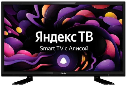 Изображение Телевизор BBK 24LEX-7287/TS2C 24" 720p HD Smart TV черный