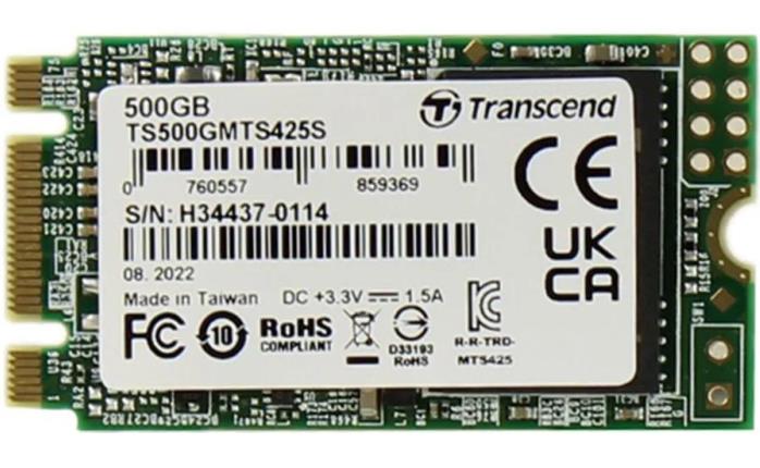 Изображение SSD диск Transcend 425S 500 Гб 2242 (TS500GMTS425S)