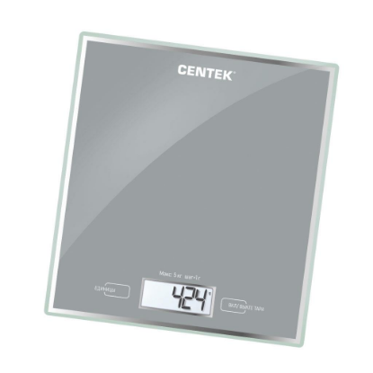 Изображение Весы кухонные CENTEK CT-2462 (серебристый)