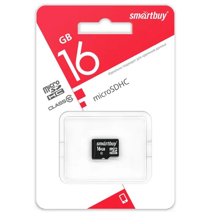 Изображение Карта памяти SmartBuy MicroSDHC Class 10 16 Гб  SB16GBSDCL10-00LE