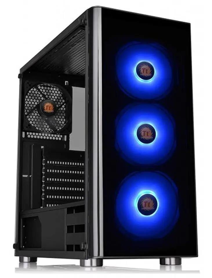 Изображение Корпус Thermaltake V200 (mATX, ATX, Mini-ITX, черный, без БП)/(CA-1K8-00M1WN-01)