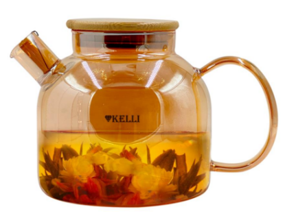 Изображение Чайник заварочный Kelli KL-3292 (коричневый/1 л )