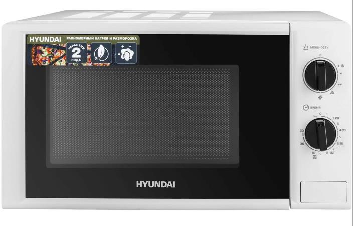 Изображение Микроволновая печь Hyundai HYM-M2048 (700 Вт  20 л    белый)