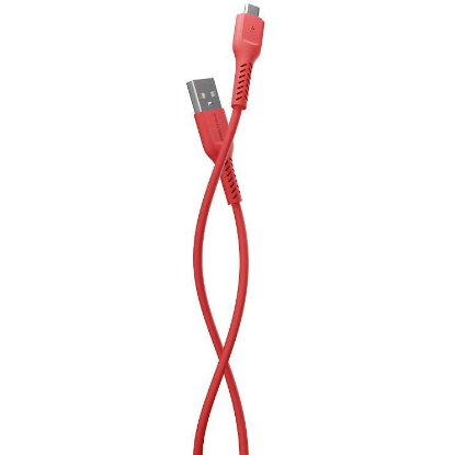 Изображение Кабель соединительный More Choice K16m USB 2.0 A Micro USB 2.0 B красный 1 м