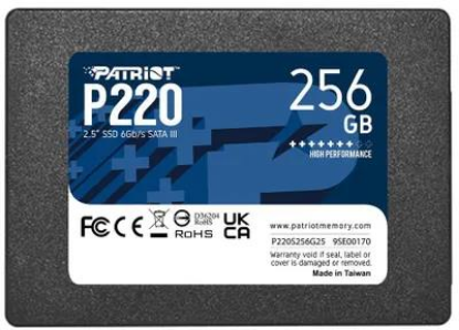 Изображение SSD диск Patriot P220 256 Гб 2.5" (P220S256G25)