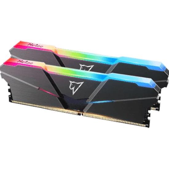 Изображение Оперативная память 8 GB DDR4 NETAC Shadow RGB (28800 МБ/с, 3600 МГц, CL18)