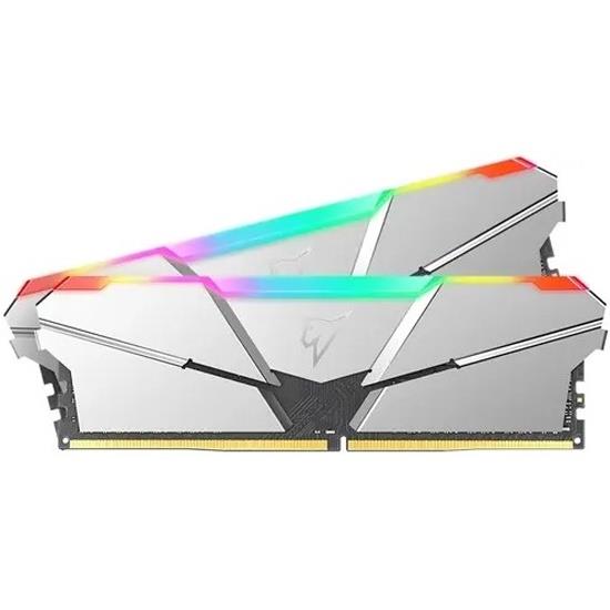 Изображение Оперативная память 2х8 GB DDR4 NETAC Shadow RGB (28800 МБ/с, 3600 МГц, CL18)