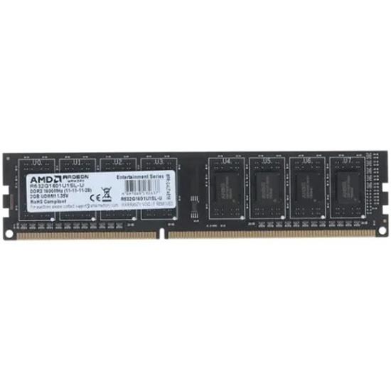 Изображение Оперативная память 2 GB DDR3L AMD R532G1601U1SL-U (12800 МБ/с, 1600 МГц, CL11)