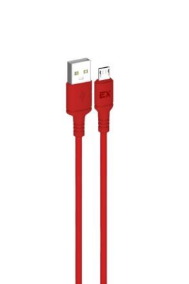 Изображение Кабель соединительный Exployd EX-K-1498 USB 2.0 A Micro USB 2.0 B красный 2 м