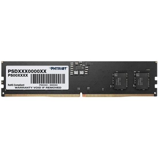 Изображение Оперативная память 8 GB DDR5 Patriot Signature (41600 Мб/с, 5200 МГц, CL42)