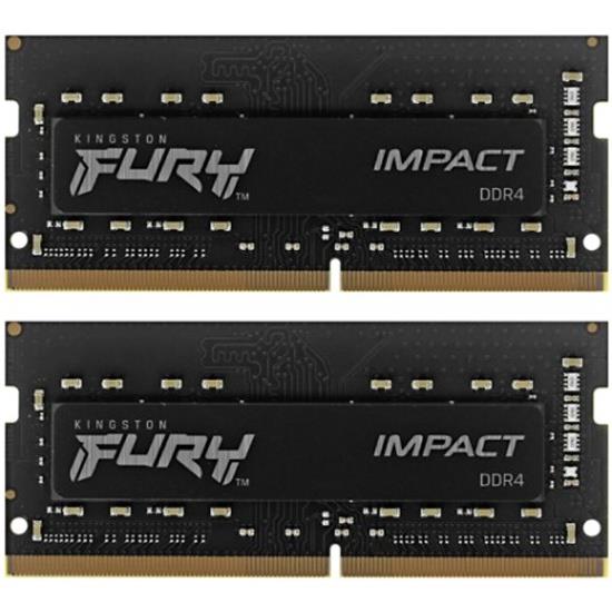 Изображение Оперативная память 2x16 GB DDR4 Kingston Fury Impact (25600 МБ/с, 3200 МГц, CL20)