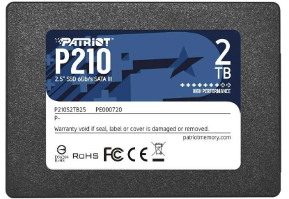 Изображение SSD диск Patriot P210 2048 Гб 2.5" (P210S2TB25)