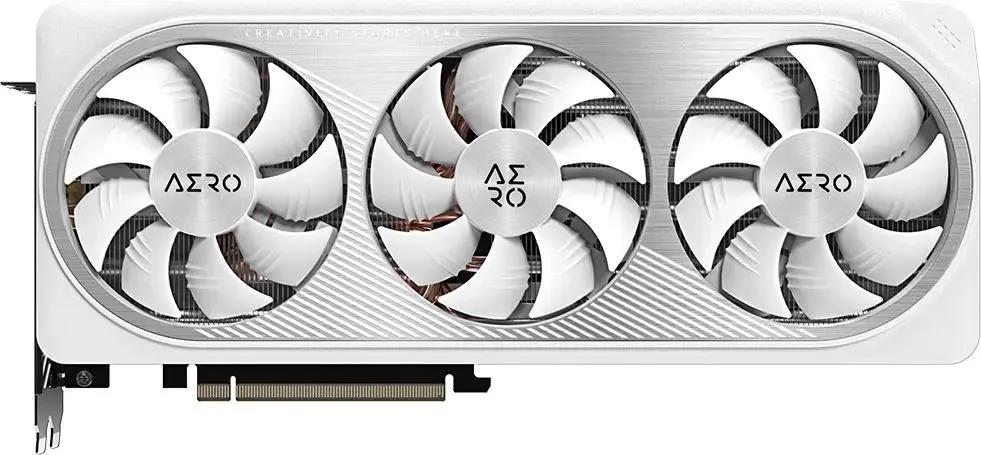 Изображение Видеокарта GIGABYTE GeForce RTX 4070 Aero OC 12 Гб (NVIDIA GeForce RTX 4070, GDDR6X)/(GV-N4070AERO OC-12GD)