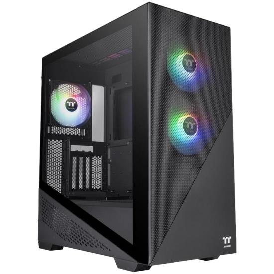 Изображение Корпус Thermaltake Divider 370 TG ARGB (mATX, ATX, Mini-ITX, EATX, черный, без БП)/(CA-1S4-00M1WN-00)