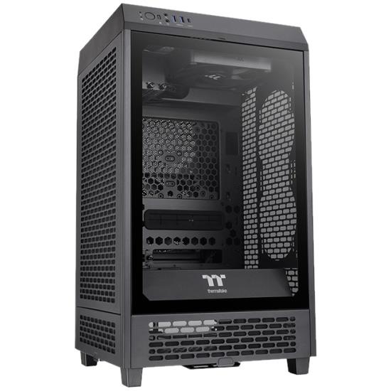 Изображение Корпус Thermaltake The Tower 200 (Mini-ITX, черный, без БП)/(CA-1X9-00S1WN-00)