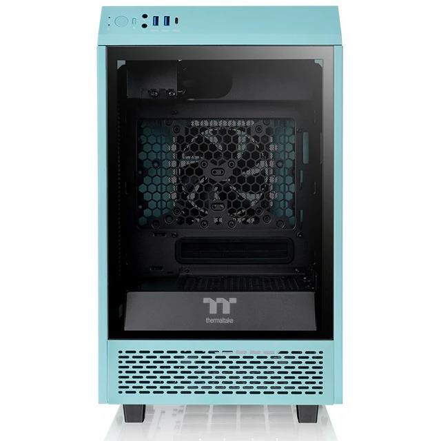 Изображение Корпус Thermaltake The Tower 100 Turquoise (Mini-ITX, бирюзовый, без БП)/(CA-1R3-00SBWN-00)