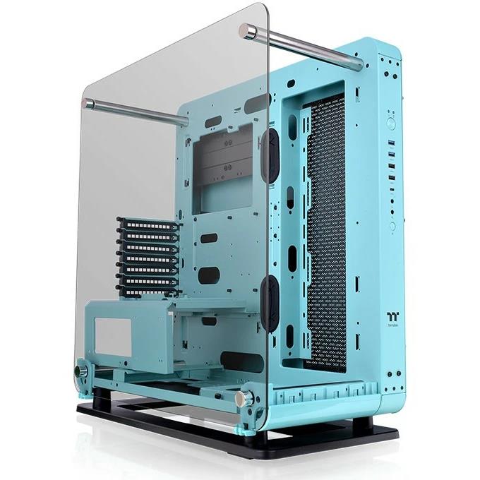 Изображение Корпус Thermaltake Core P6 Turquoise (mATX, ATX, Mini-ITX, SSI EEB, бирюзовый, без БП)/(CA-1V2-00MBWN-00)