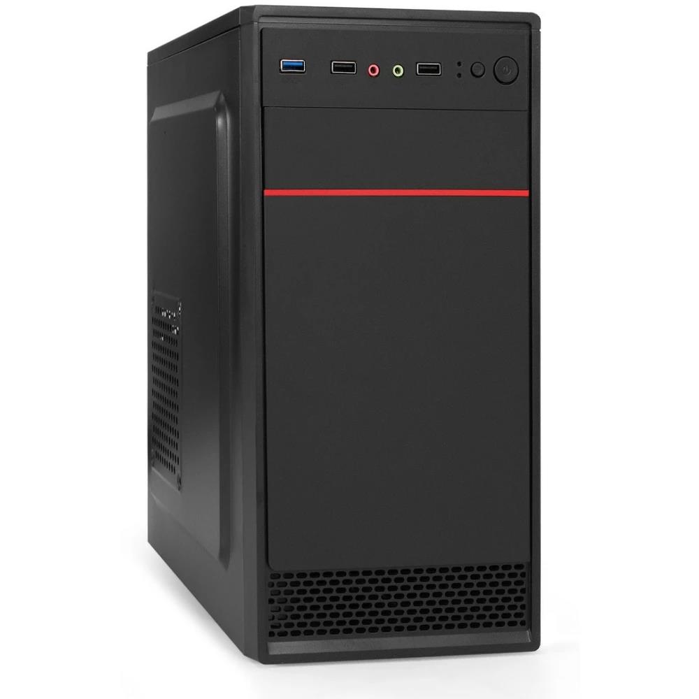 Изображение Корпус ExeGate MA-401-XP600 (mATX, черный, 600 Вт)/(EX295159RUS)